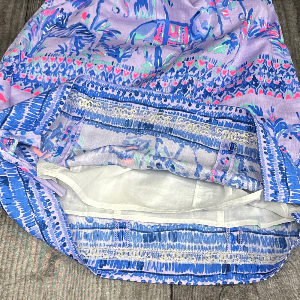 Lilly Pulitzer Mila Shift Dress in Verbena Fruity Monkey [5097] - Picture 8 of 11